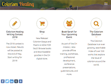 Tablet Screenshot of colorismhealing.org